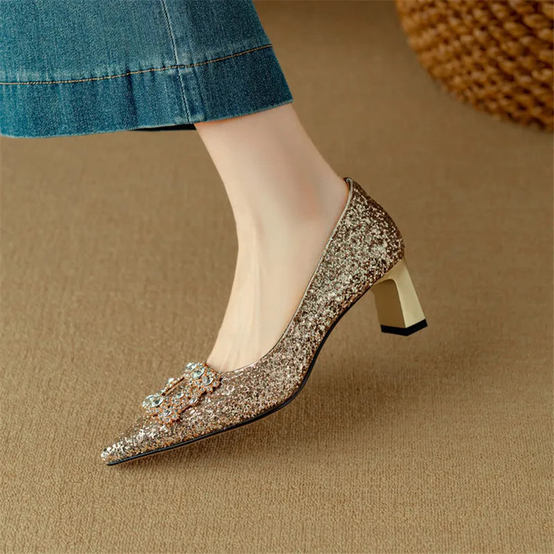 Glittering Gloria Heels