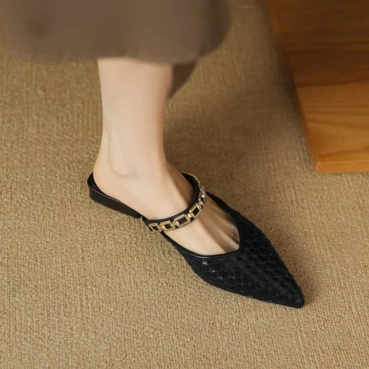 Delmira Elegant Pointed Slippers