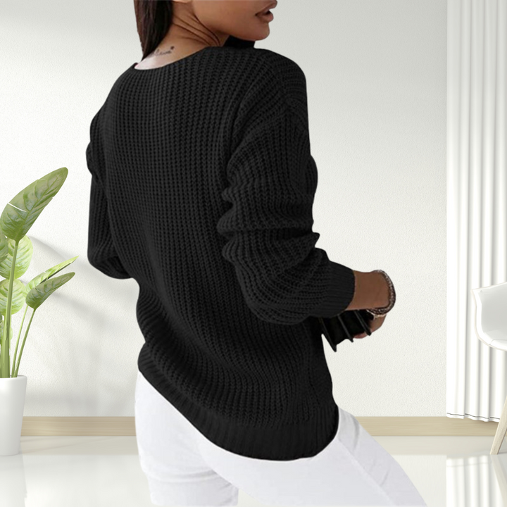 Oriana | Comfortable V-Neck Knit Sweater