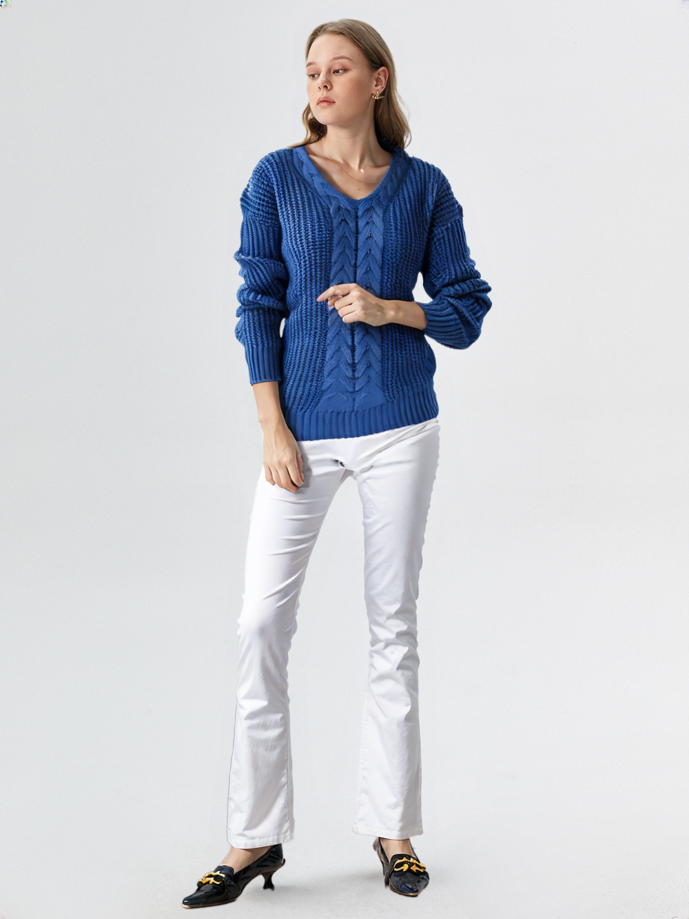 Oriana | Comfortable V-Neck Knit Sweater
