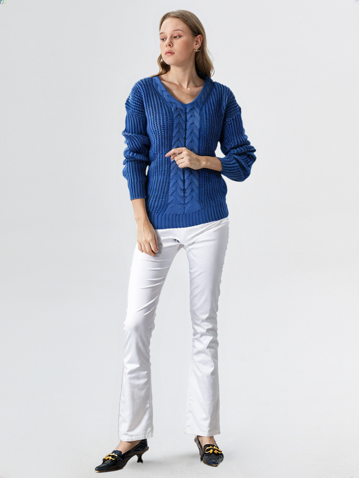 Oriana | Comfortable V-Neck Knit Sweater