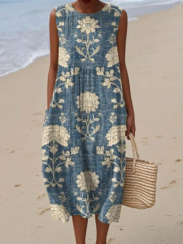 Belle | Boho Chic Midi Dress