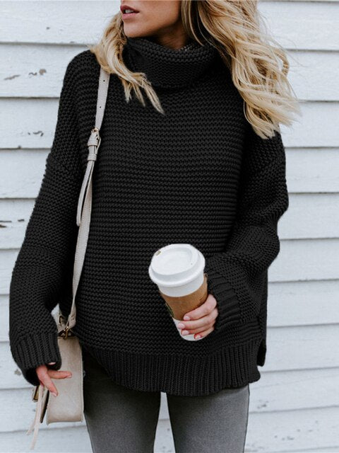 Women's Soft Knit Turtleneck Sweater