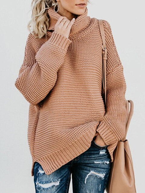 Women's Soft Knit Turtleneck Sweater