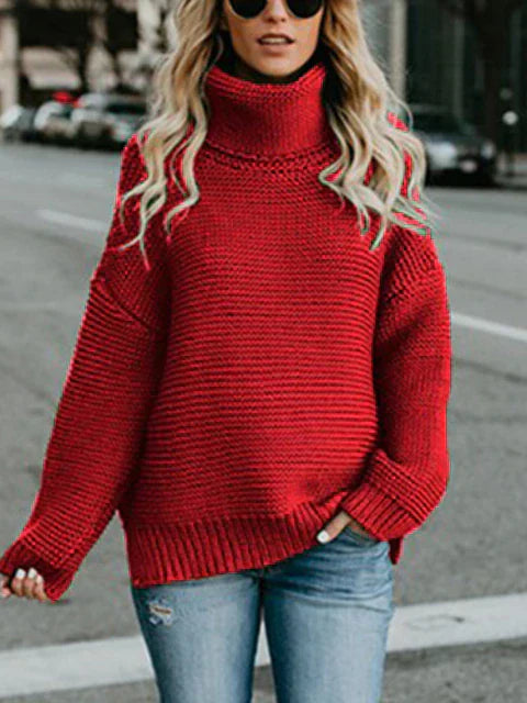 Women's Soft Knit Turtleneck Sweater