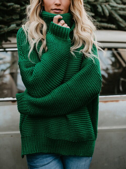Women's Soft Knit Turtleneck Sweater