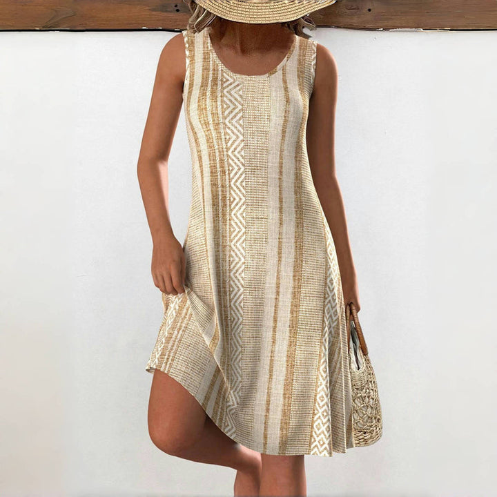 Refined A-Line Dress for Weekend Wear