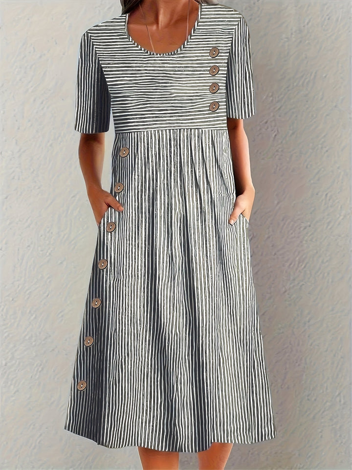 Sofia™ | Breezy Striped Summer Dress