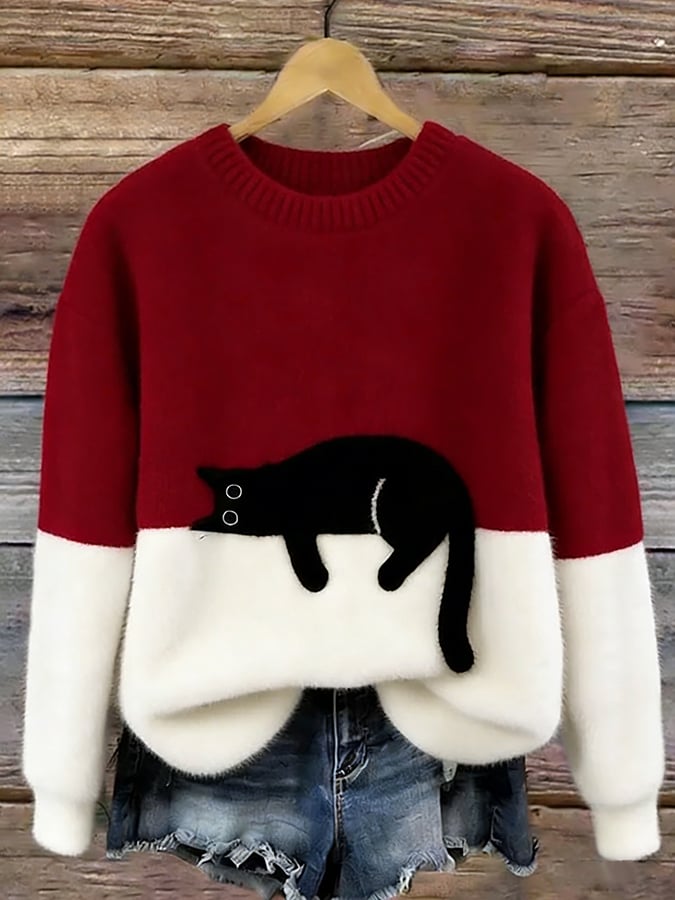 LunaCat Snug Sweater