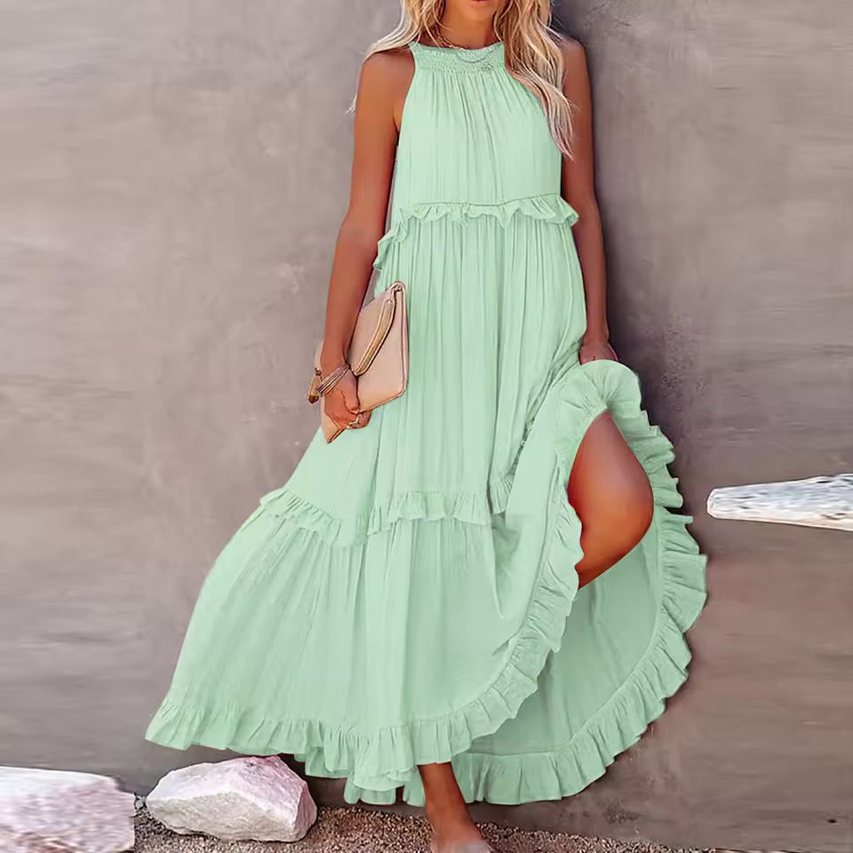 Charleston Ruffle Maxi Dress