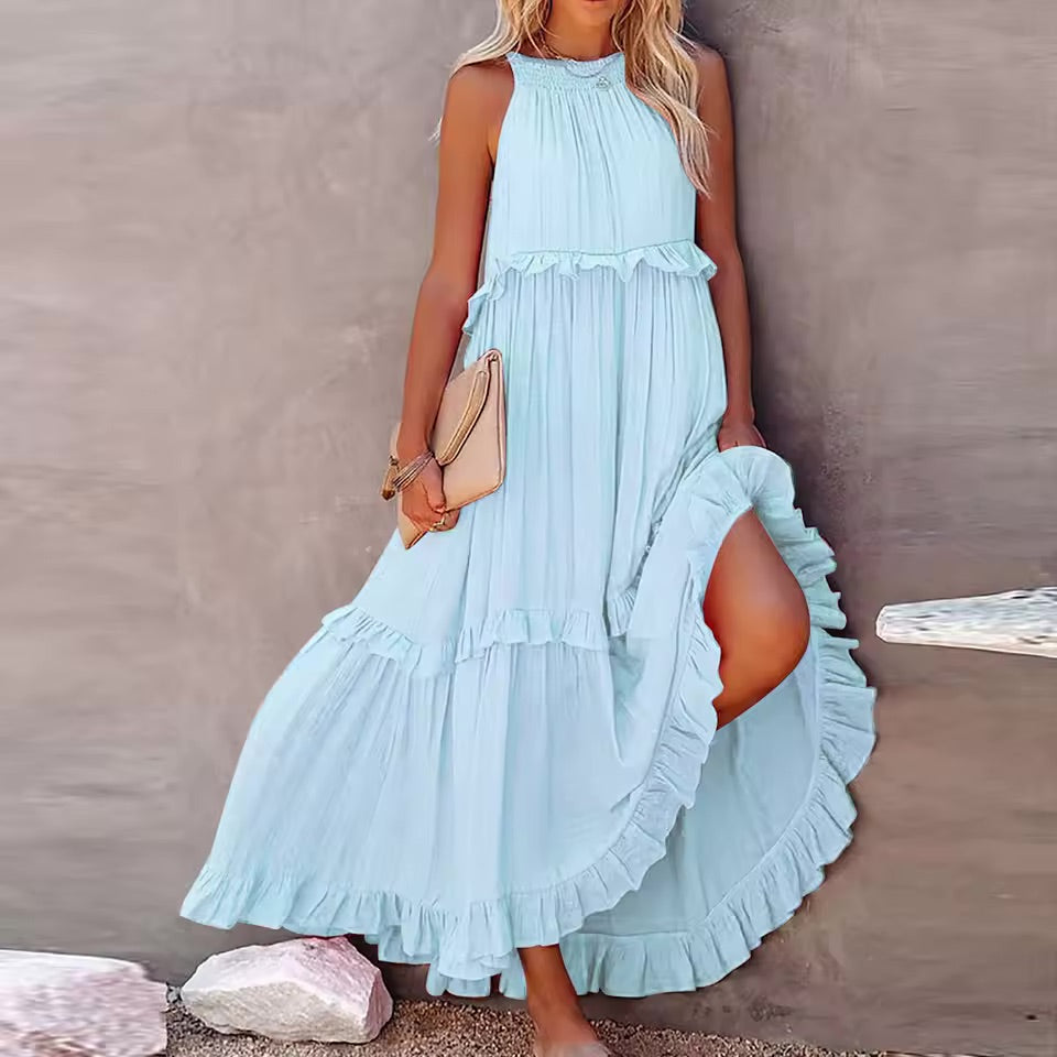 Charleston Ruffle Maxi Dress