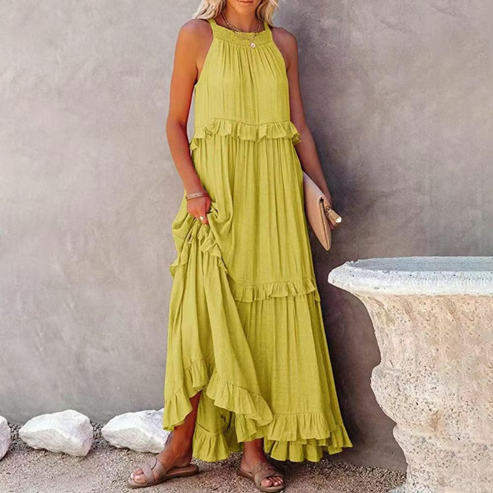 Charleston Ruffle Maxi Dress