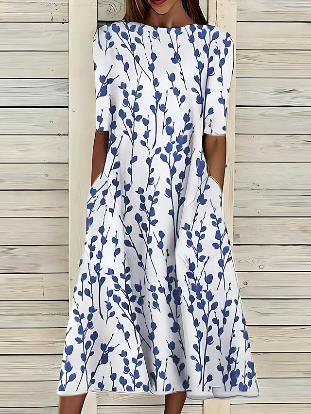 Annie | Ocean Blossom Dress