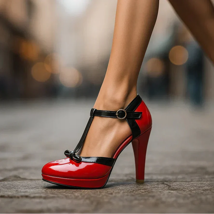 Elegant Bow-Tie Heels by Bella