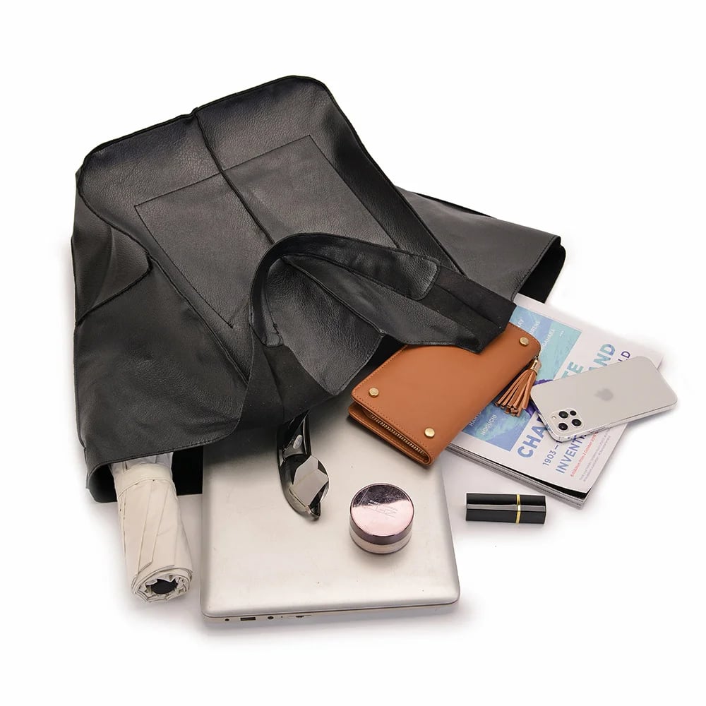 Ruth - Classic Elegance Leather Tote Bag