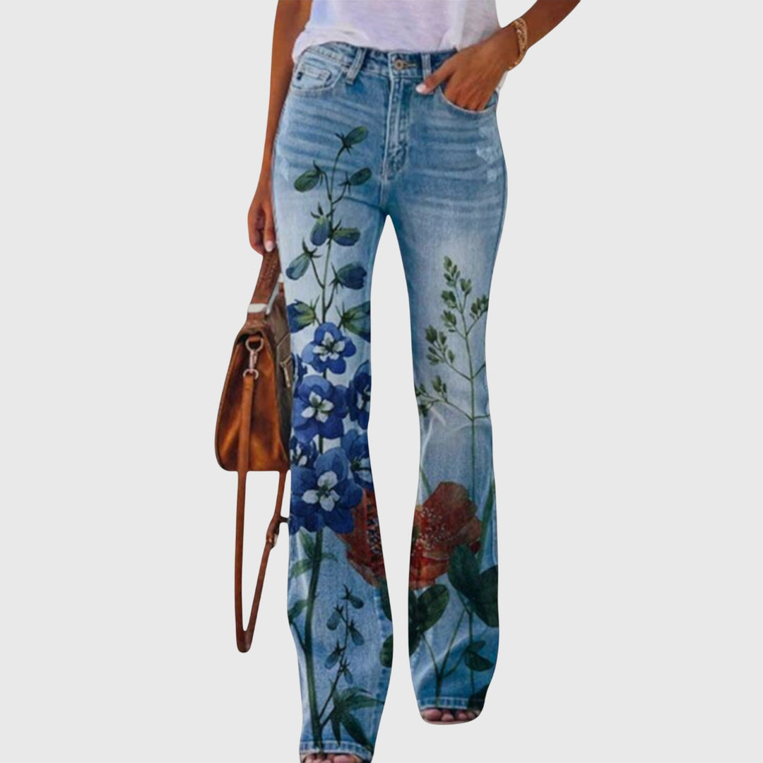 Flores en Pantalones