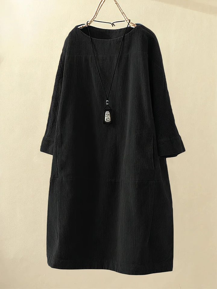 Lyla | Soft Corduroy Tunic Dress