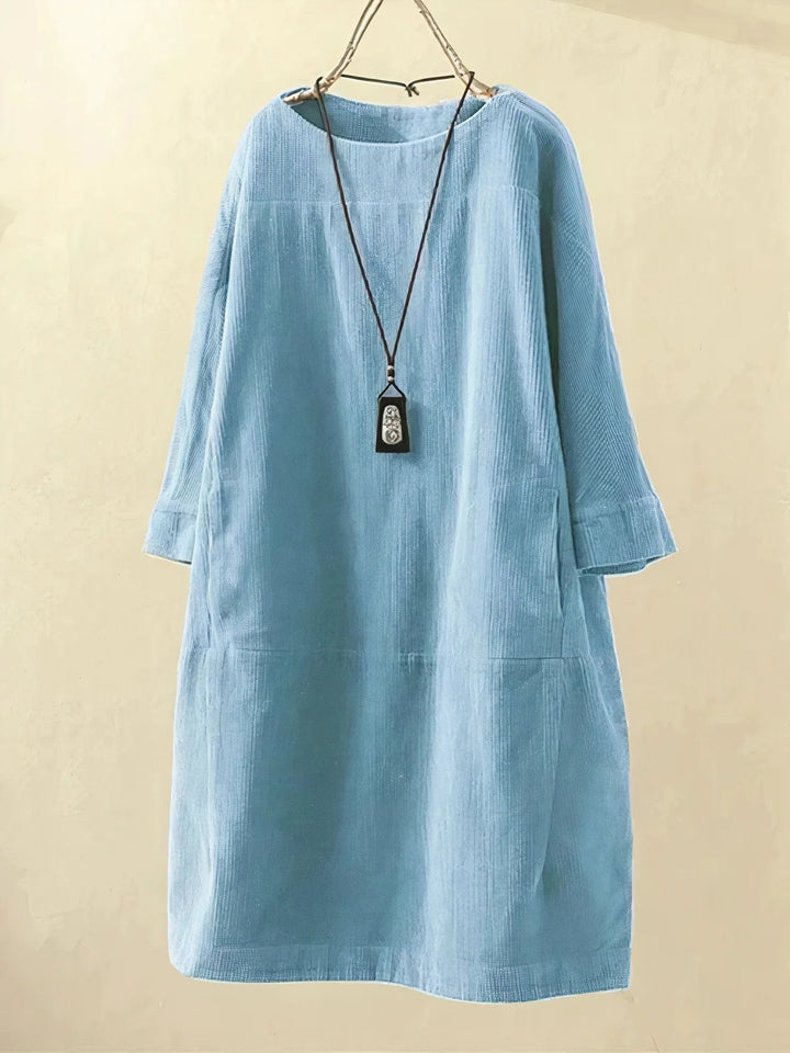 Lyla | Soft Corduroy Tunic Dress