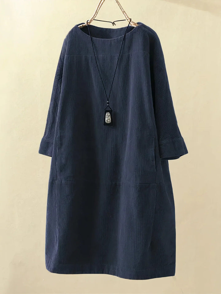 Lyla | Soft Corduroy Tunic Dress