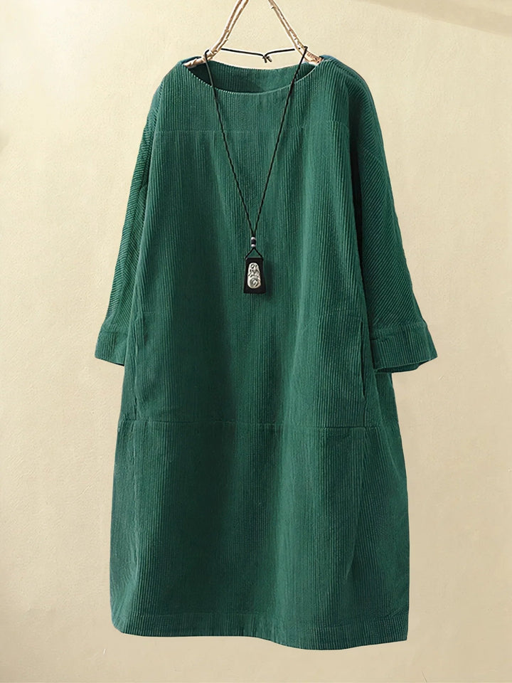 Lyla | Soft Corduroy Tunic Dress