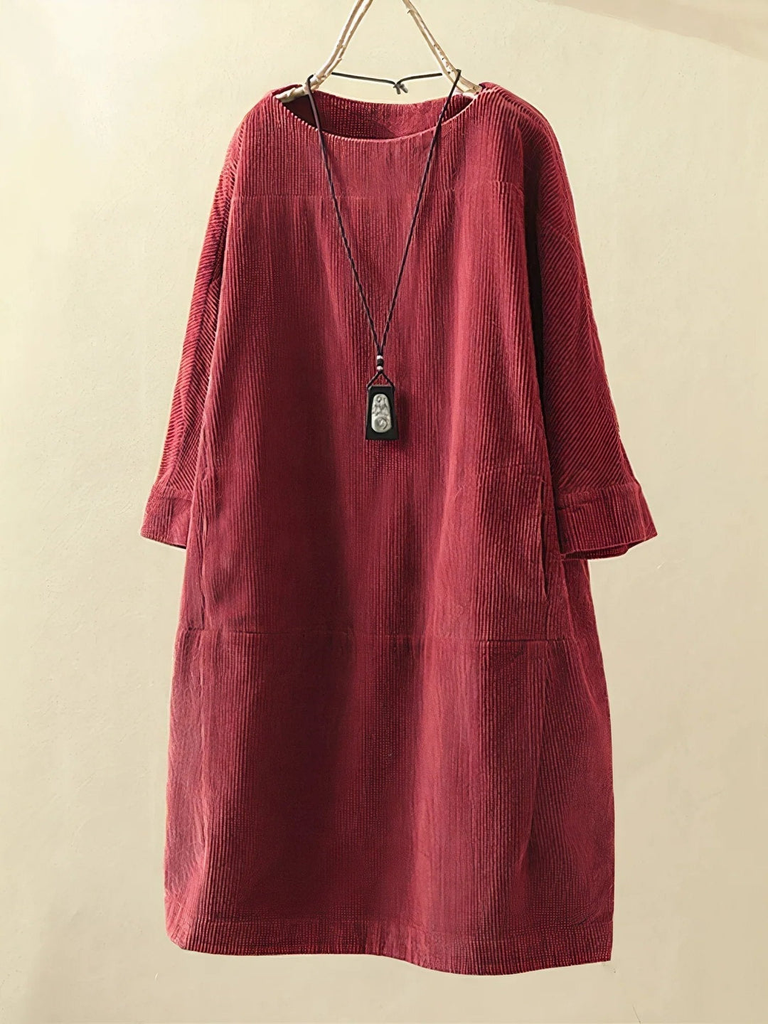 Lyla | Soft Corduroy Tunic Dress