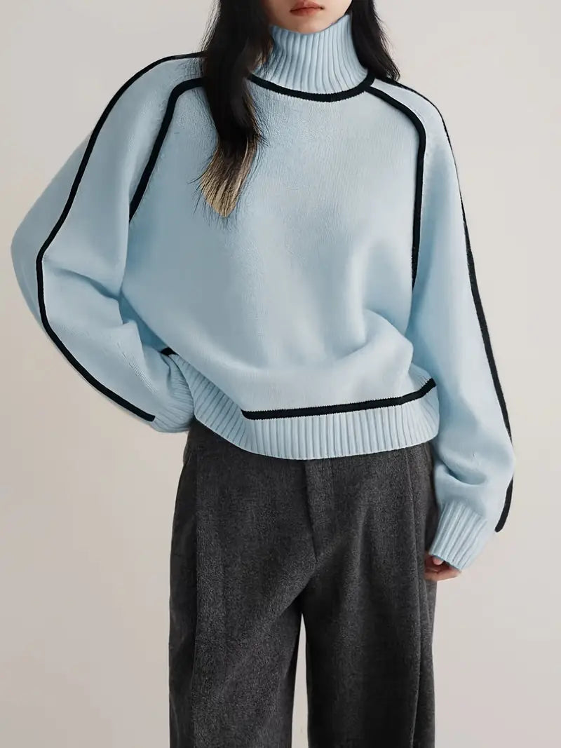 Donna | Stylish Turtleneck Knitwear