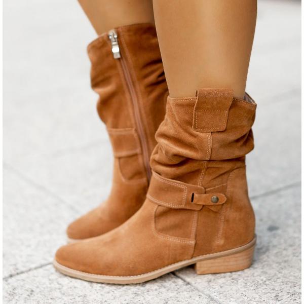 Maryam - Faux Leather Boots