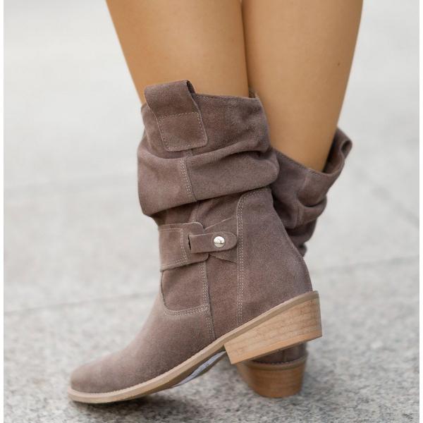 Maryam - Faux Leather Boots
