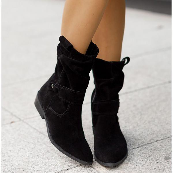 Maryam - Faux Leather Boots