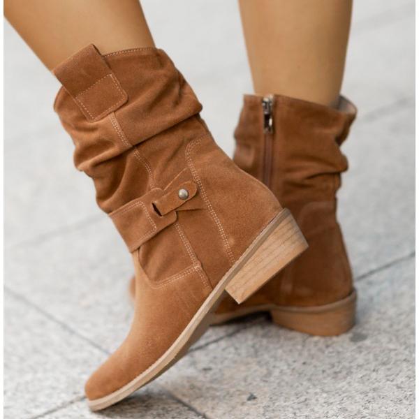Maryam - Faux Leather Boots