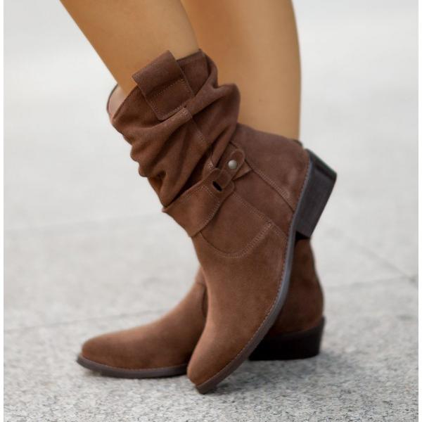 Maryam - Faux Leather Boots