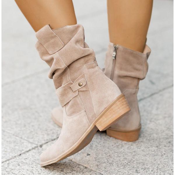 Maryam - Faux Leather Boots