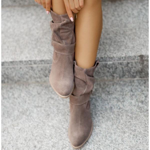 Maryam - Faux Leather Boots