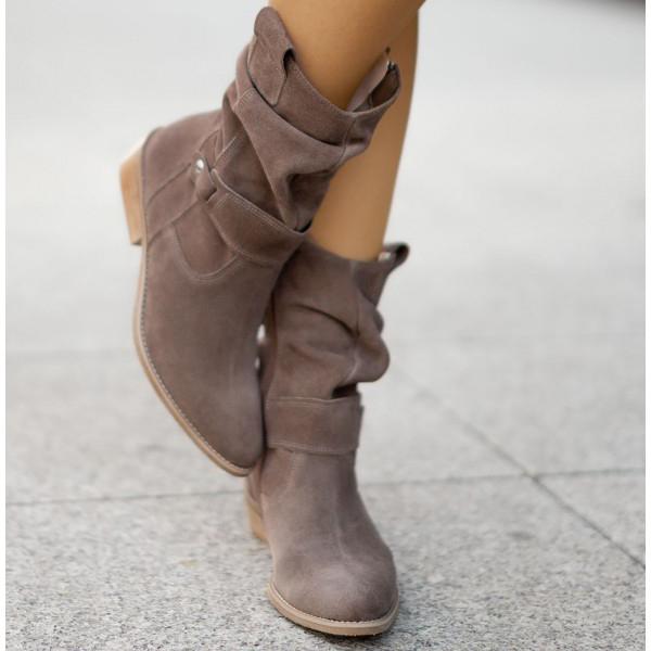 Maryam - Faux Leather Boots