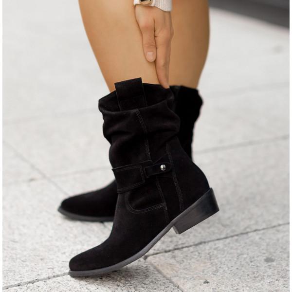 Maryam - Faux Leather Boots