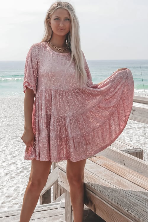 Briella - Shimmering Mini Dress