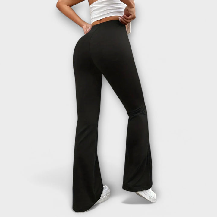 Serena - Flared Leg Relaxed Fit Pants