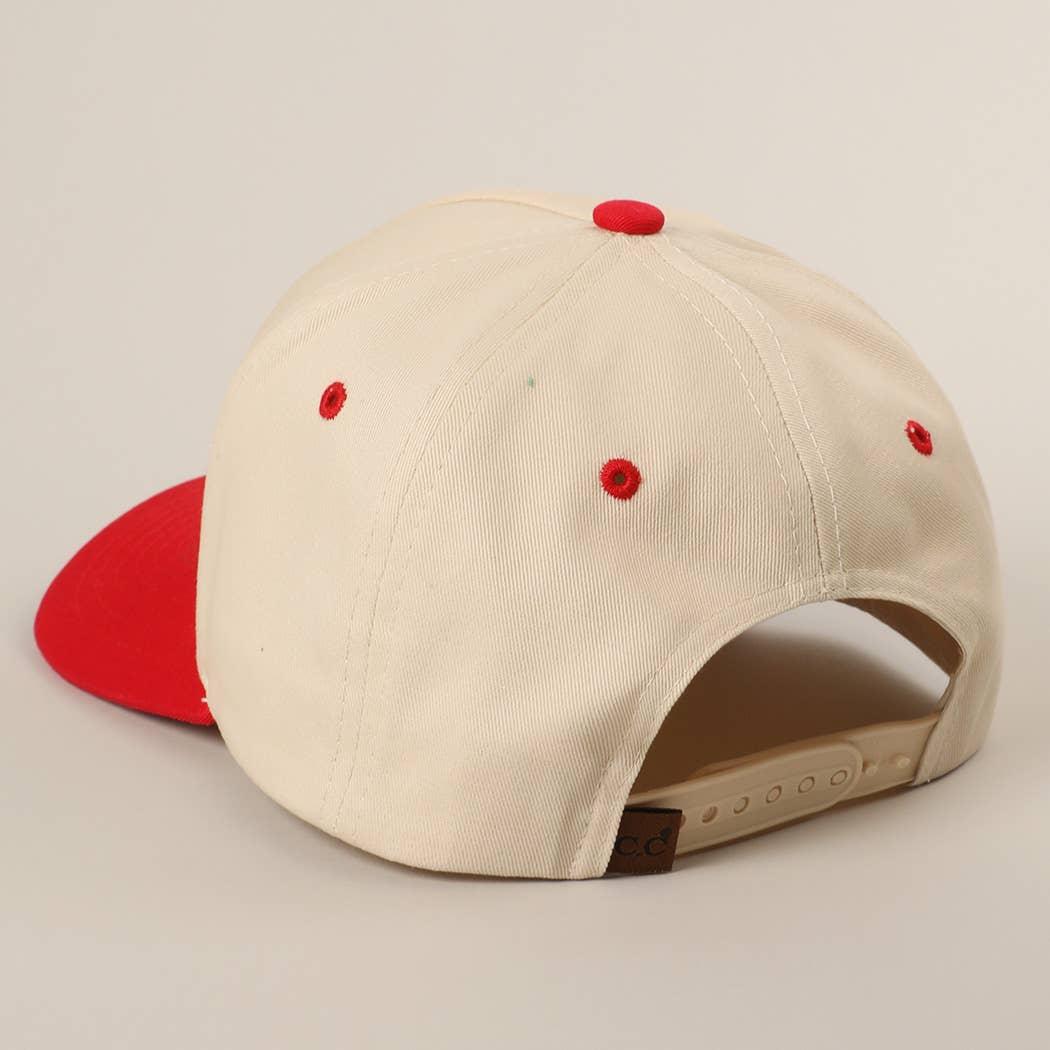 GAME DAY 3D Letter Embroidered Two-Tone Trucker Hat