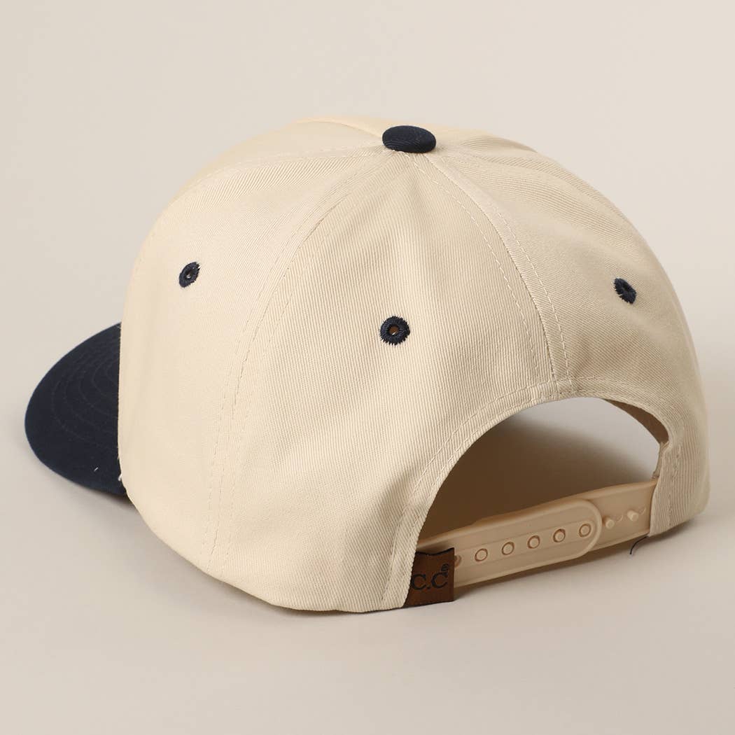 GAME DAY 3D Letter Embroidered Two-Tone Trucker Hat