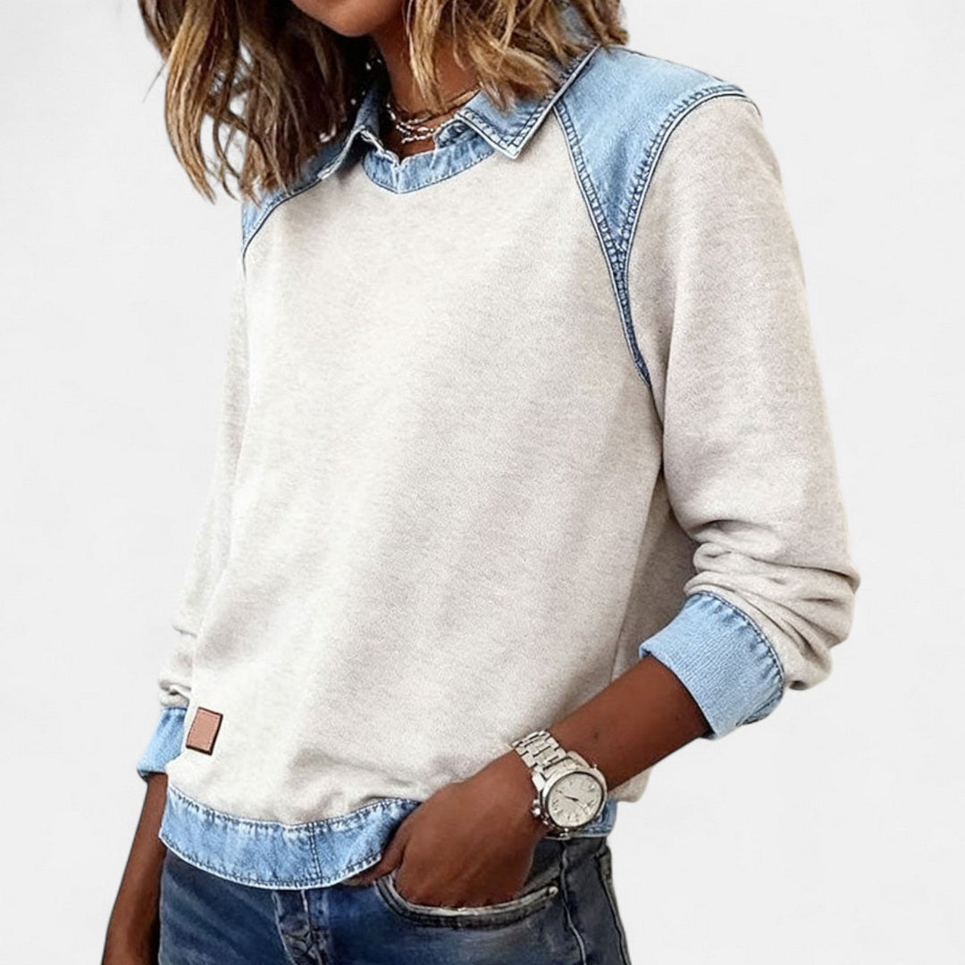 Stylish Long Sleeve Blouse