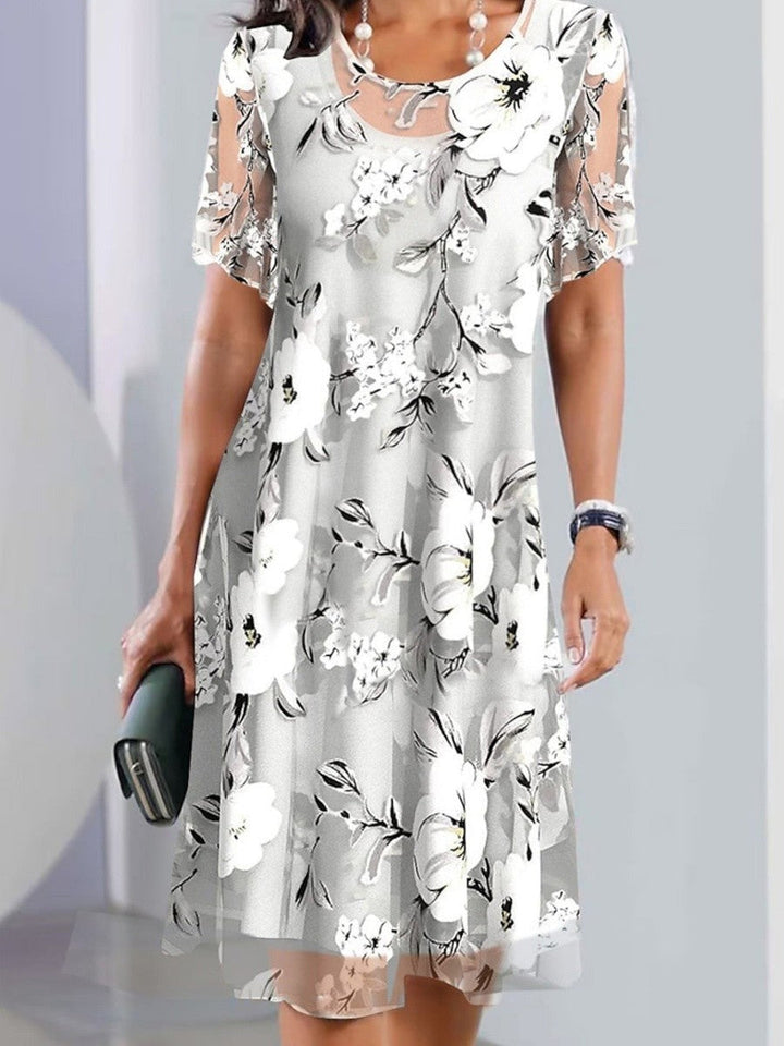 Chandra | Elegant Floral Dress