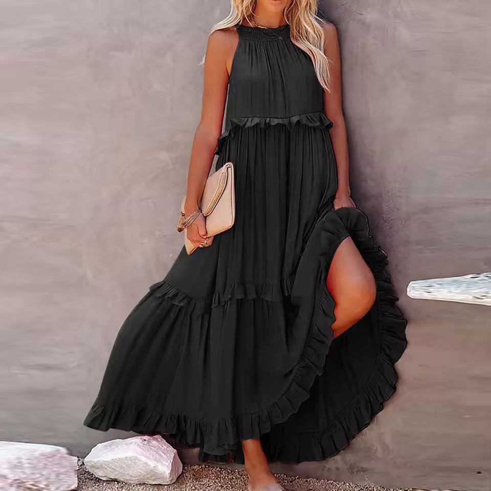 Charleston Ruffle Maxi Dress