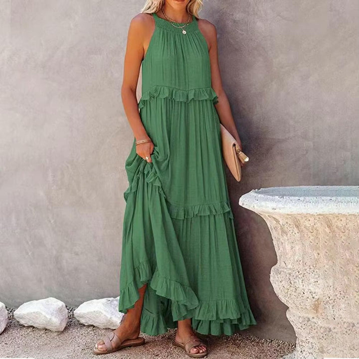 Charleston Ruffle Maxi Dress