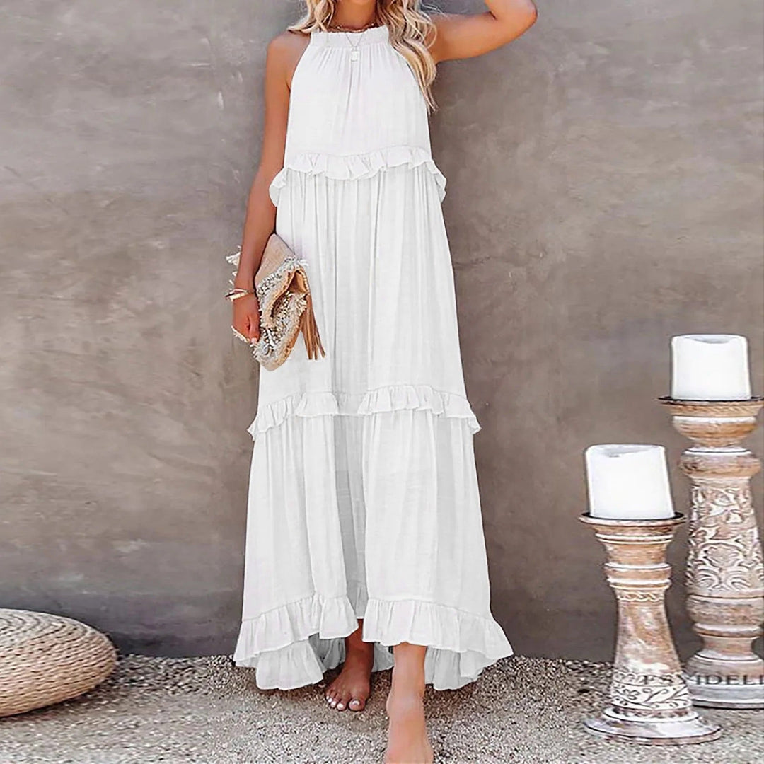 Charleston Ruffle Maxi Dress