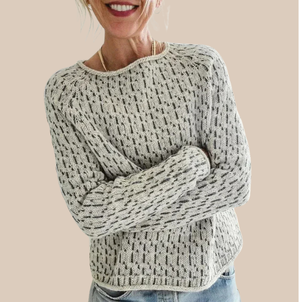 KRISTINE – Cozy Textured Knit Sweater