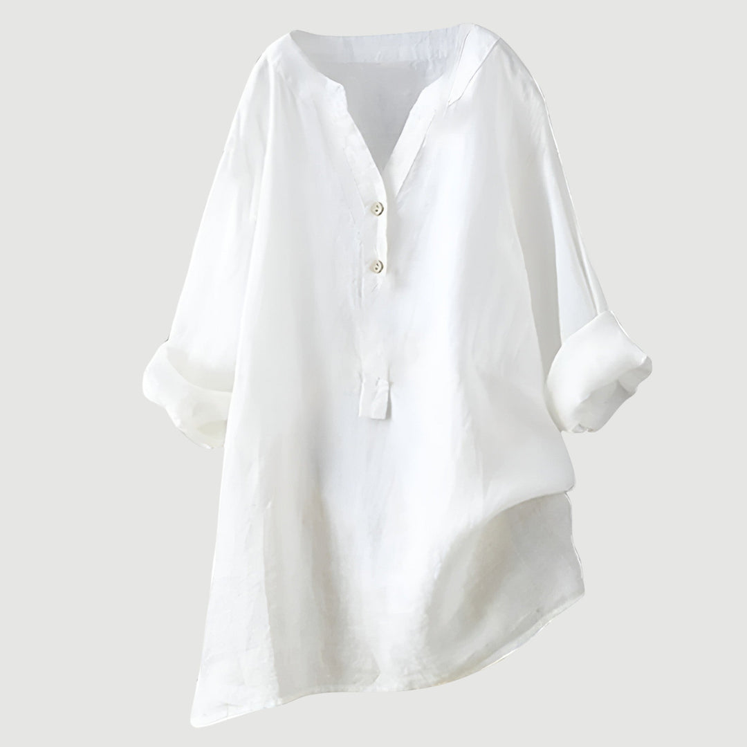 Nancy | Lightweight and Cozy Linen Blouse