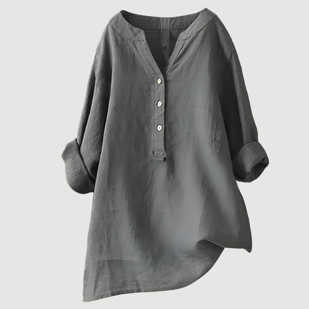 Nancy | Lightweight and Cozy Linen Blouse