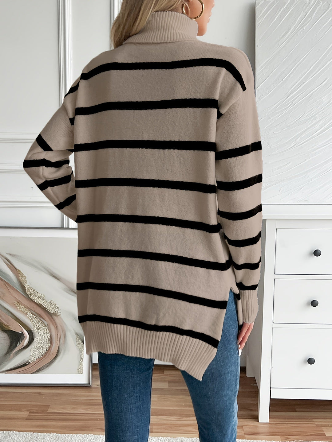 Maya - Striped Knit Sweater