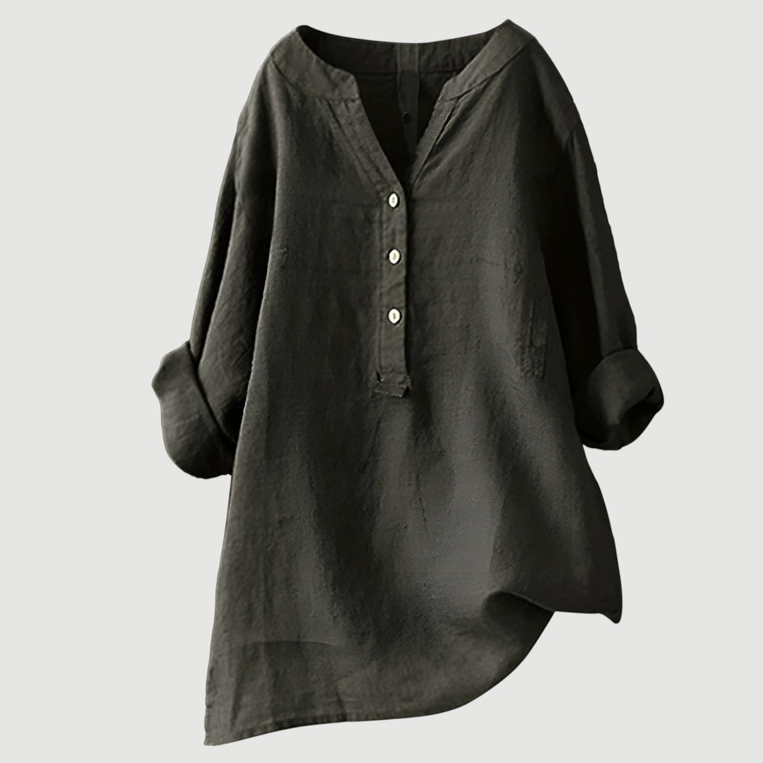 Nancy | Lightweight and Cozy Linen Blouse