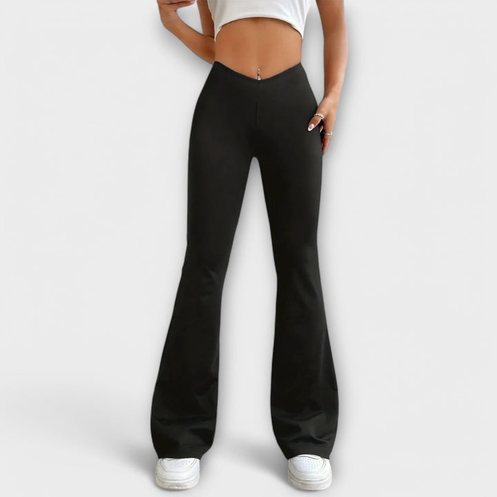 Serena - Flared Leg Relaxed Fit Pants